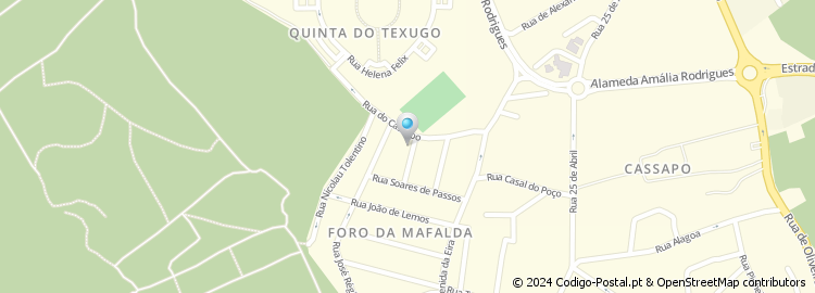 Mapa de Rua Cruz e Silva
