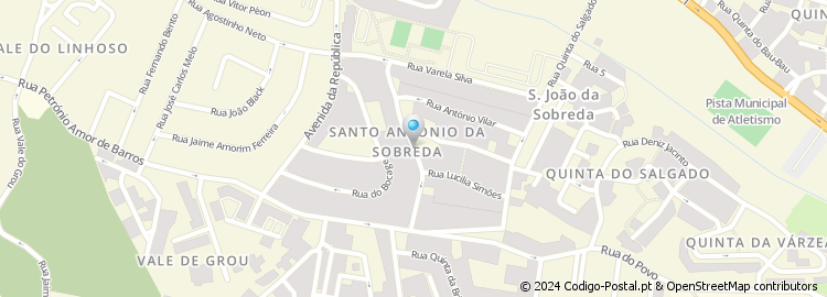 Mapa de Rua Curado Ribeiro