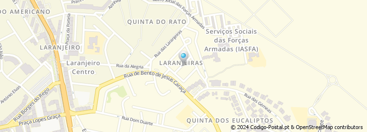Mapa de Rua de Fialho de Almeida