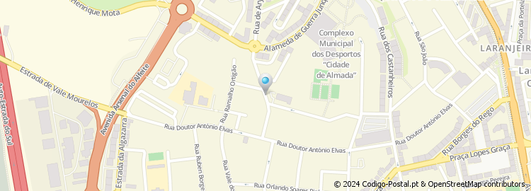 Mapa de Rua de Oliveira Martins