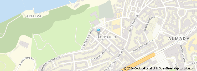 Mapa de Rua Diogo Paiva de Andrade