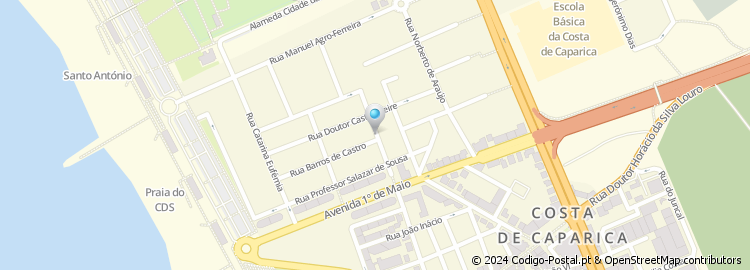 Mapa de Rua dos Goivos