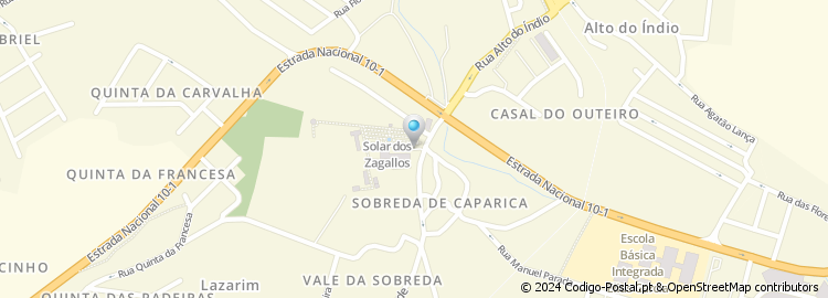 Mapa de Rua José Morgado