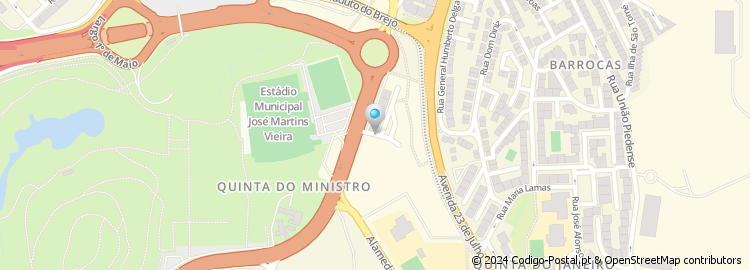 Mapa de Rua José Pinto Gonçalves
