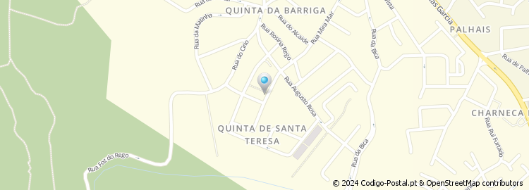 Mapa de Rua Lucinda do Carmo