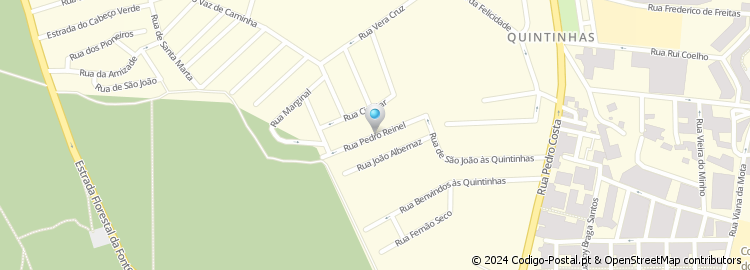 Mapa de Rua Pedro Reinel