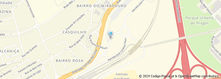 Mapa de Rua Pereira de Moura