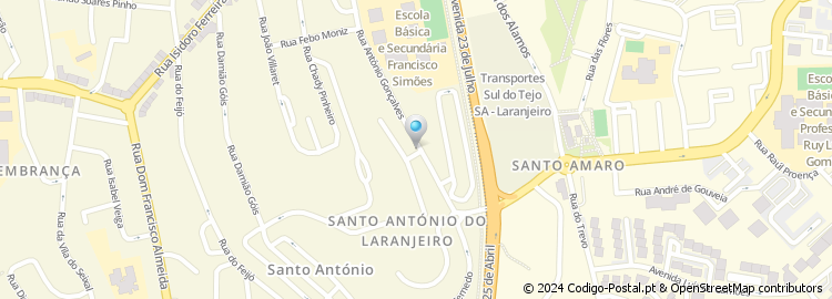 Mapa de Rua Quinta de Santo António
