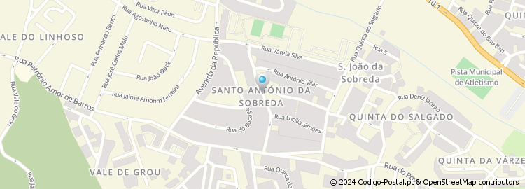 Mapa de Rua Quinta de São João da Sobreda
