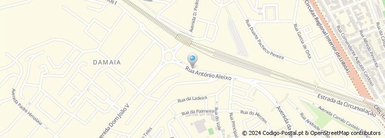 Mapa de Rua António Aleixo