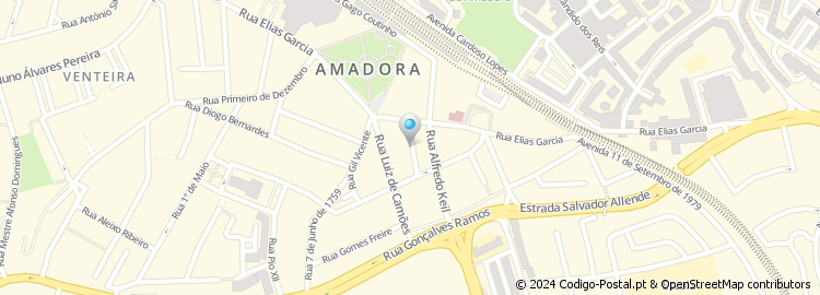 Mapa de Rua António Correia