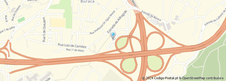 Mapa de Rua Orlando Gonçalves