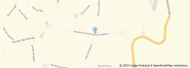 Mapa de Avenida Francisco Gomes Cerqueira