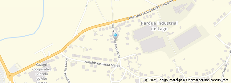 Mapa de Rua do Nicho de Santa Marta