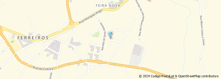 Mapa de Rua Francisco Bernardo de Sousa Monteiro