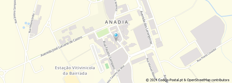 Mapa de Apartado 101, Anadia