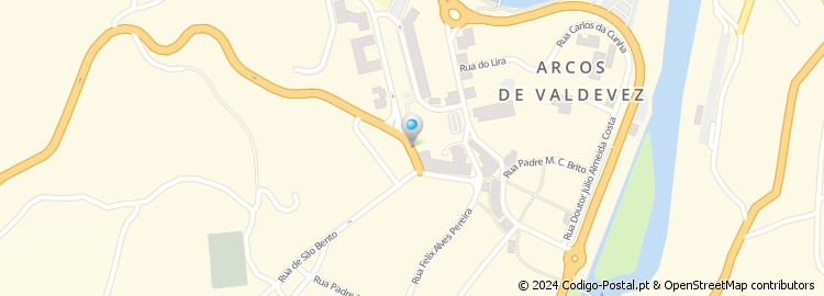 Mapa de Rua Nunes de Azevedo