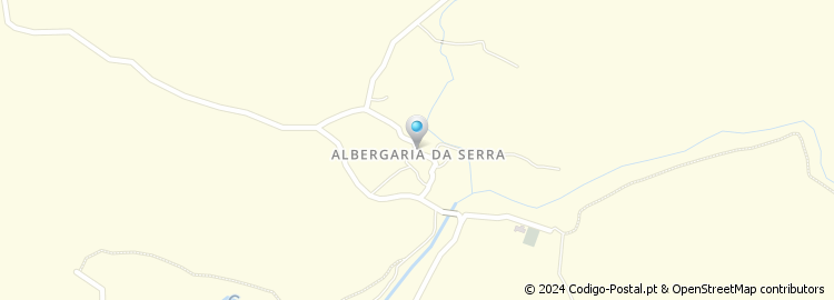 Mapa de Albergaria da Serra