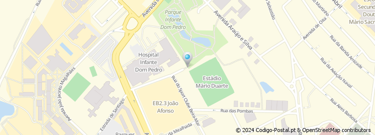 Mapa de Avenida Sport Clube Beira-Mar