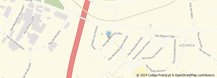 Mapa de Rua Agostinho da Silva