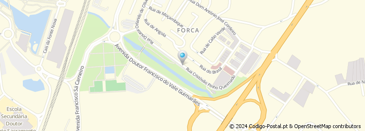 Mapa de Rua Cristovão Pinho Queimado