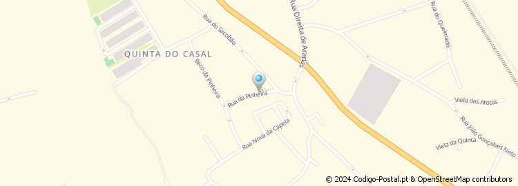 Mapa de Rua da Pinheira