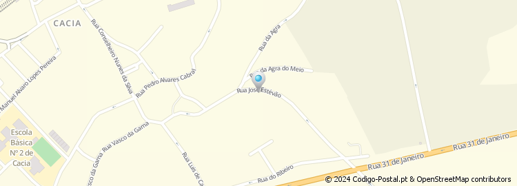 Mapa de Rua de José Estevão