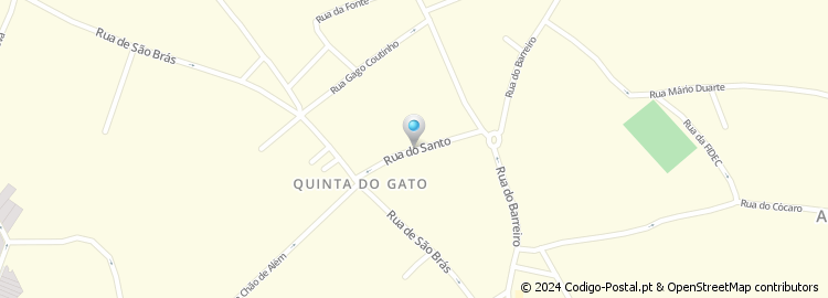 Mapa de Rua do Santo