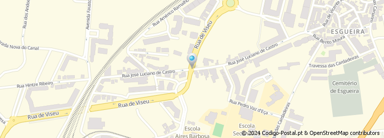 Mapa de Rua José Luciano de Castro