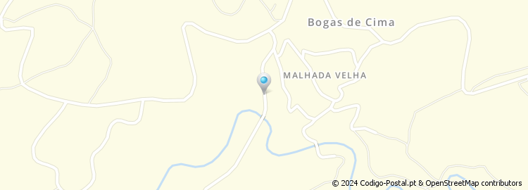 Mapa de Rua da Malhada Velha