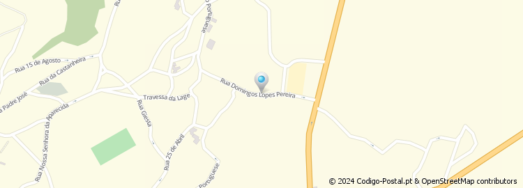 Mapa de Rua Domingos Lopes Pereira