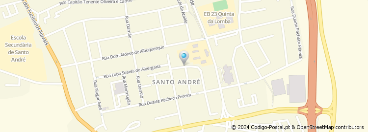 Mapa de Rua António da Silveira