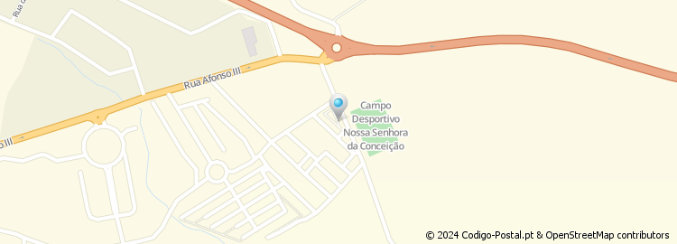 Mapa de Largo Raúl de Carvalho