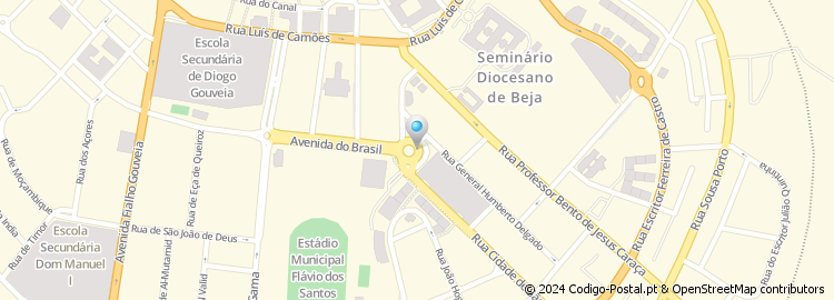 Mapa de Praça António Raposo Tavares