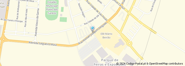 Mapa de Rua de Manuel Joaquim Delgado