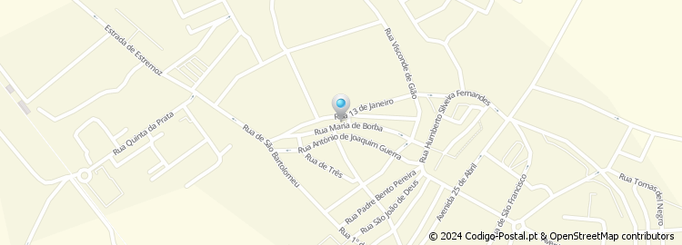 Mapa de Rua Doutor Ramos Abreu