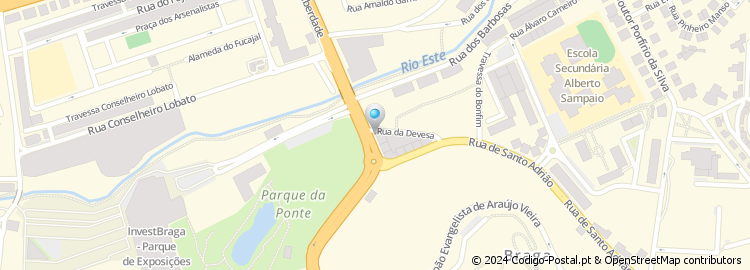 Mapa de Largo São João da Ponte