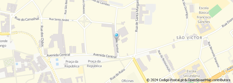 Mapa de Rua Álvaro Miranda