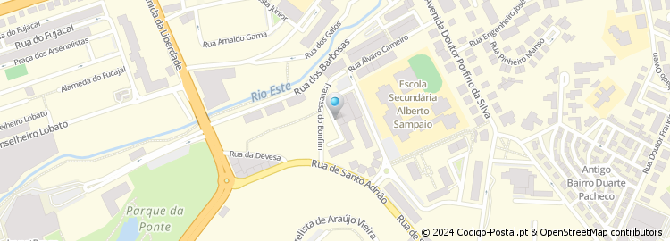 Mapa de Rua Carlos Teixeira