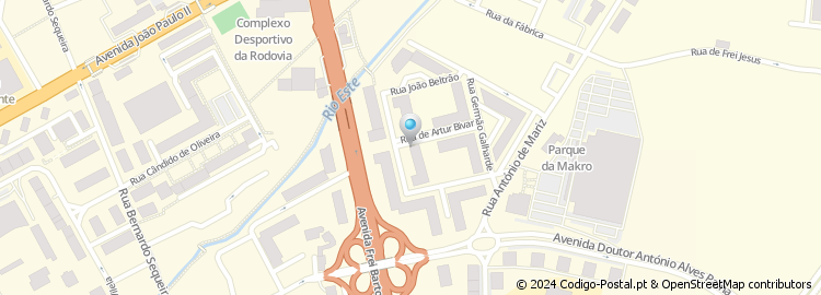 Mapa de Rua Cónego Rafael Álvares da Costa