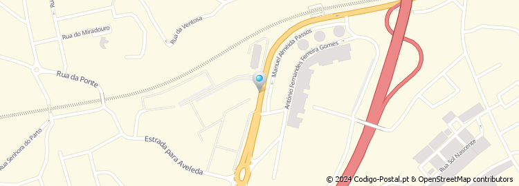 Mapa de Rua Damiana Maria da Silva