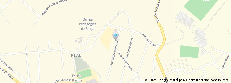 Mapa de Rua de São Jerónimo