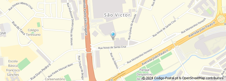 Mapa de Rua de São Victor-O-Velho