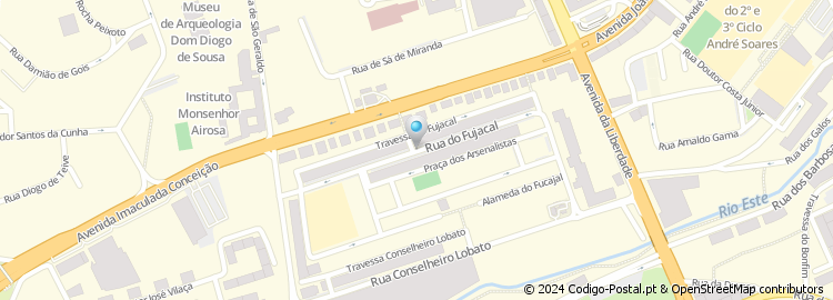 Mapa de Rua do Fujacal