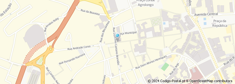Mapa de Rua Dom Diogo de Sousa