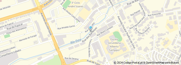 Mapa de Rua dos Barbosas