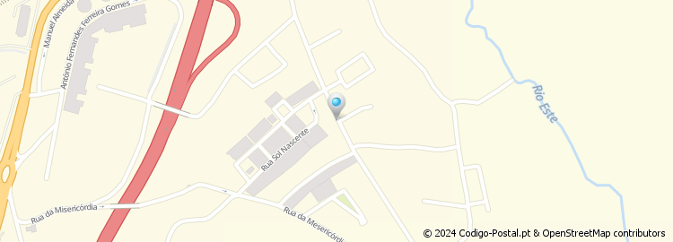 Mapa de Rua José Vidal da Costa