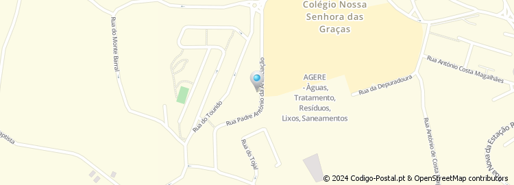 Mapa de Rua Padre António da Anunciação