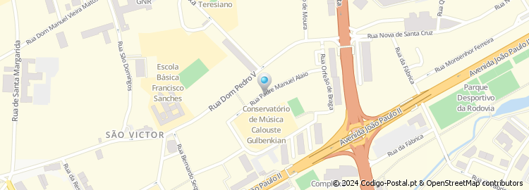 Mapa de Rua Padre Manuel Alaio