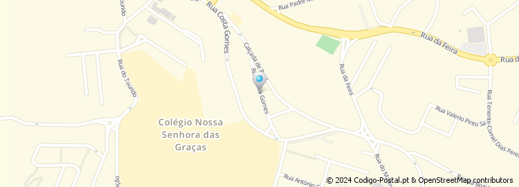 Mapa de Rua Vieira Gomes